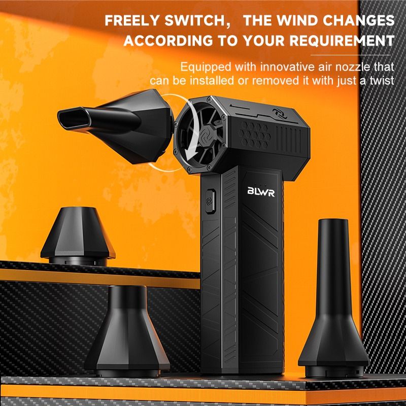 BLWR 101 Mini Portable Turbo Air Fan Blower/Handheld Cleaner & Hairdryer
